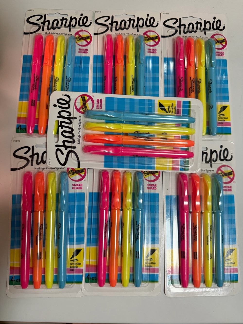 7 packs non smudge sharpie